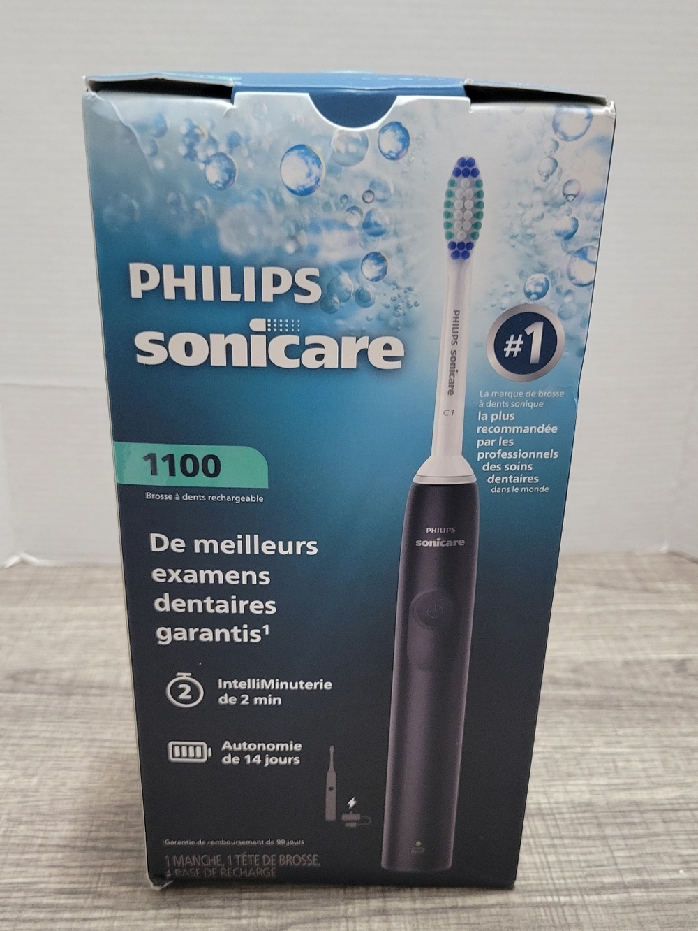 Philips Sonicare 1100 Electric Toothbrush - Black/Blue
